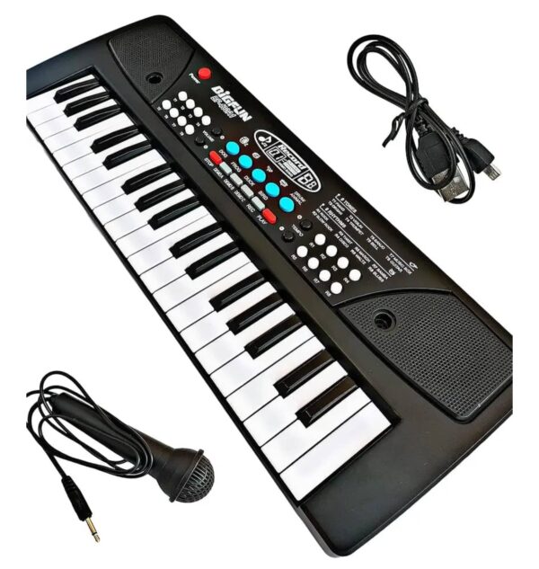 QirmirMKT 37 Keys Piano Toy for Kids Electronic Piano with Microphone